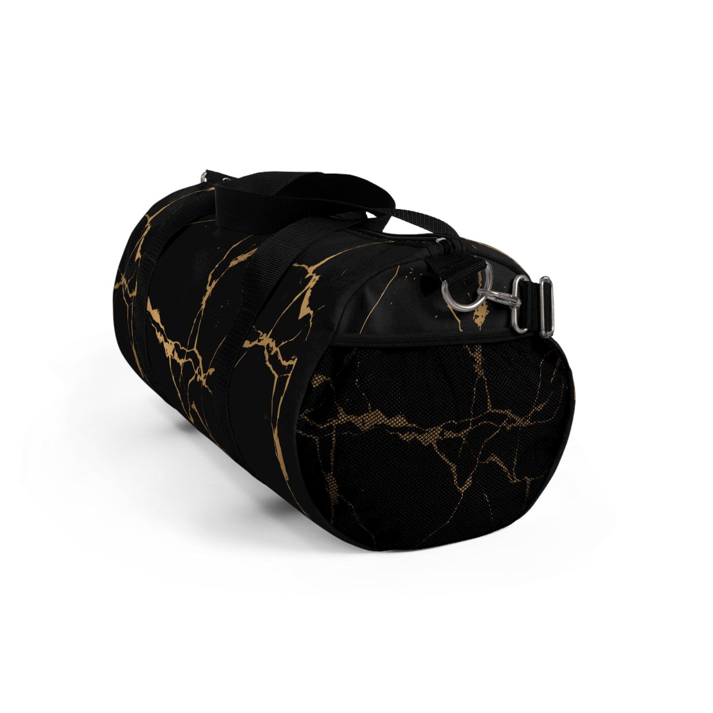 Ptahra B Elegant Marble Pattern Duffel Bag