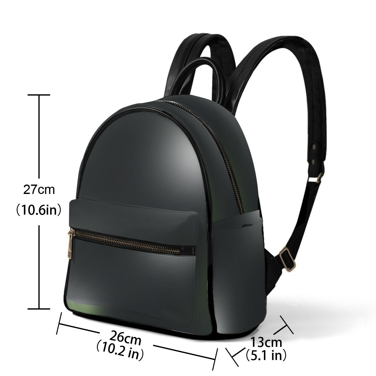 Ptahra B Black Small Size Backpack
