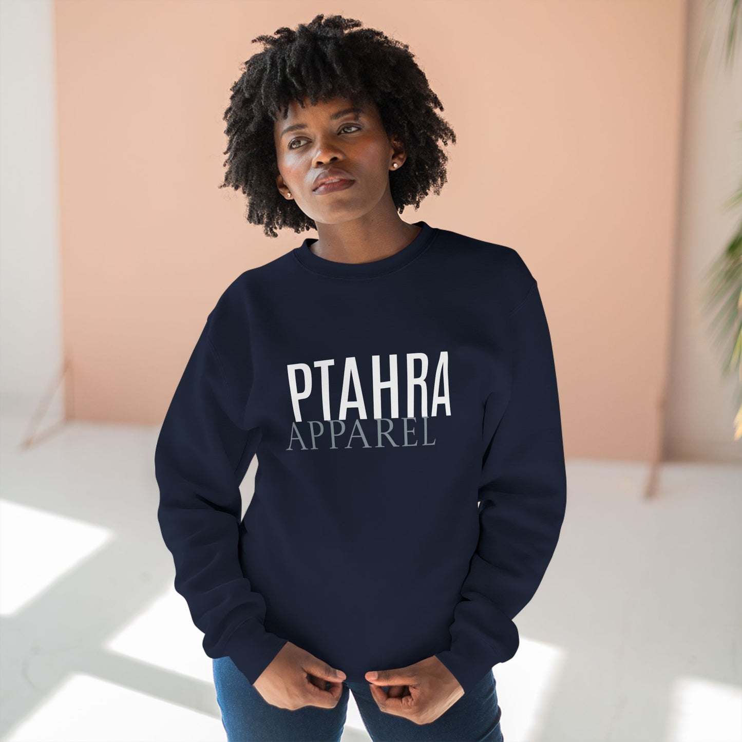 PTAHRA Apparel Crewneck Sweatshirt, Cozy Gift for Stylish Comfort, Everyday Wear, Casual Attire, Perfect for All Seasons