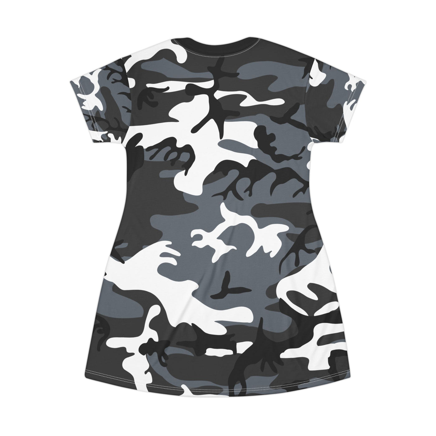 Ptahra B Camo Chic T-Shirt Dress