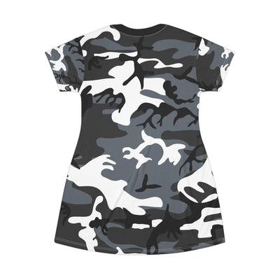 Ptahra B Camo Chic T-Shirt Dress