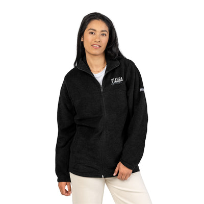 Ptahra B Embroidered Columbia Fleece Jacket for All Seasons, Cozy Outerwear for Outdoor Adventures, Personalized Gift for Her