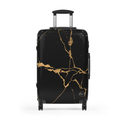 Ptahra B Elegant Marble Design Suitcase - Travel Luggage, Stylish Travel Accessory, Vacation Suitcase, Premium Carry-On, Gift for Travelers