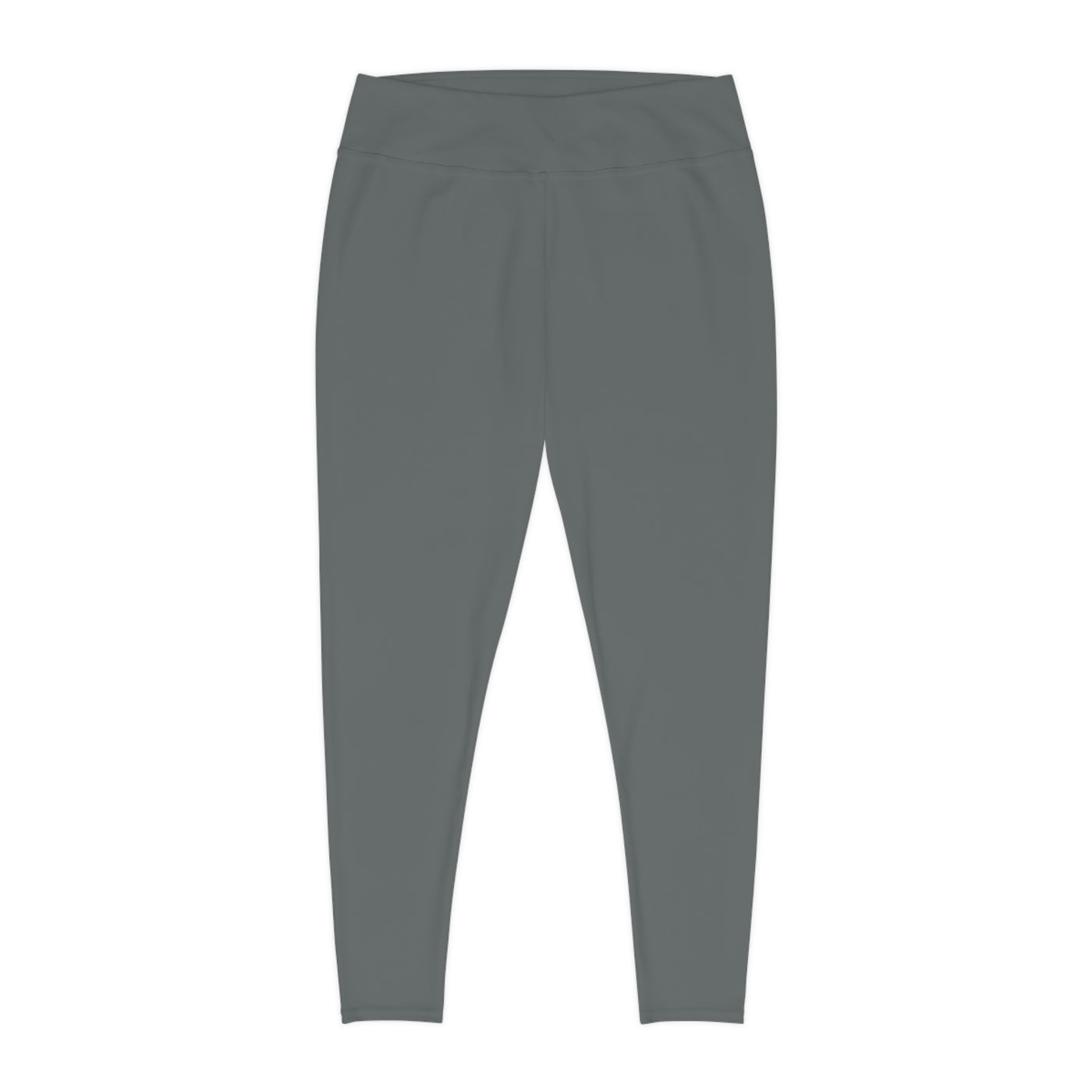Ptahra B Grey Women's Comfortable Plus Size Leggings for Everyday Wear