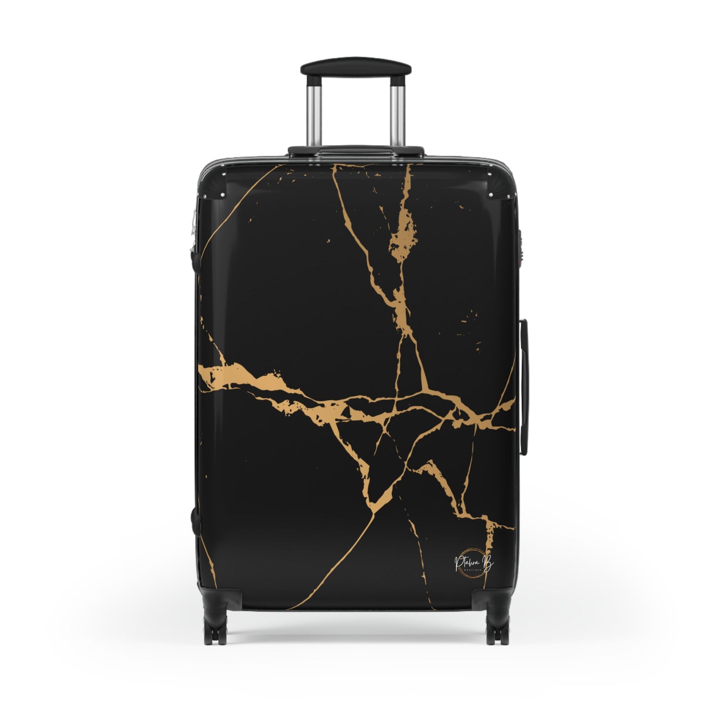 Ptahra B Elegant Marble Design Suitcase - Travel Luggage, Stylish Travel Accessory, Vacation Suitcase, Premium Carry-On, Gift for Travelers