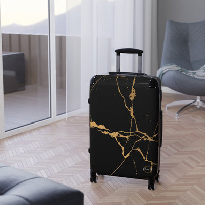 Ptahra B Elegant Marble Design Suitcase - Travel Luggage, Stylish Travel Accessory, Vacation Suitcase, Premium Carry-On, Gift for Travelers