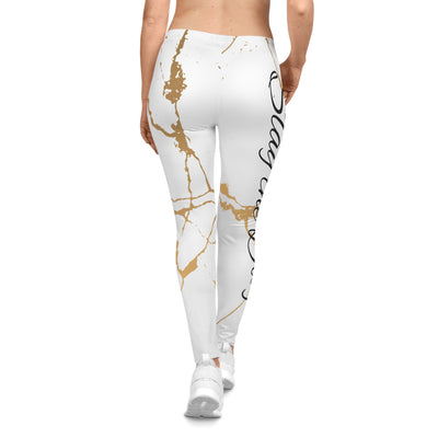 Ptahra B Marble Slay the Day Leggings -