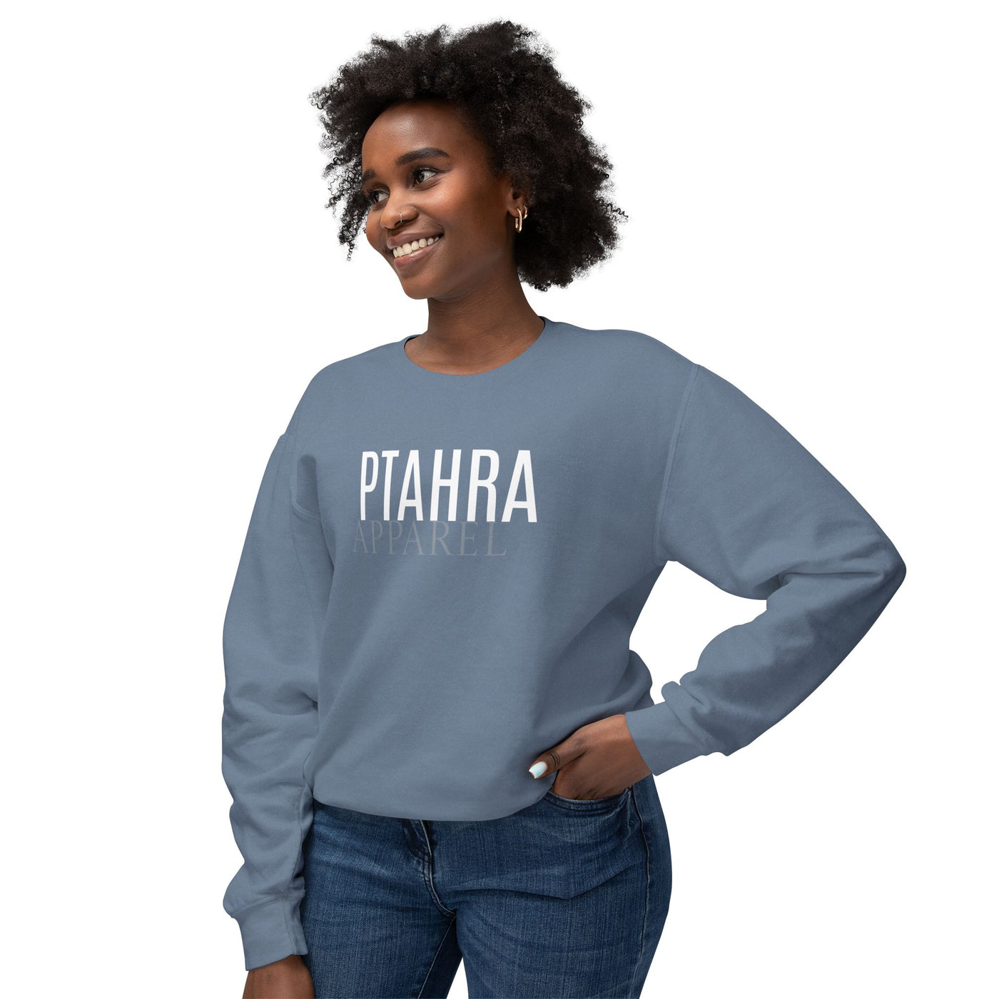 Ptahra Apparel Trendy Lightweight Crewneck Sweatshirt - Perfect for Everyday Wear, Cozy Lounging, Casual Outings, Gift for Her/Him, Fashion Staple