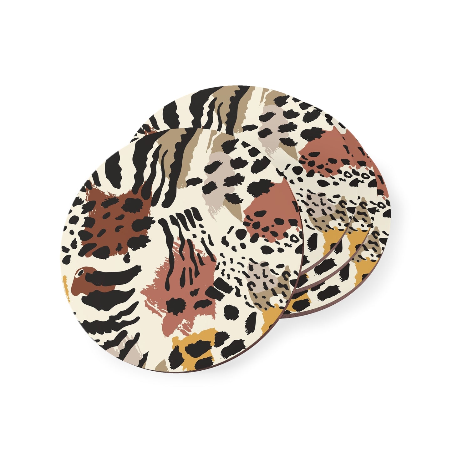 Ptahra B Wildlife Print Coasters