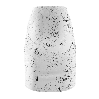 Ptahra B Abstract Pattern Pencil Skirt, Women's Fashion Skirt, Office Wear, Date Night Outfit, Abstract Art Clothing