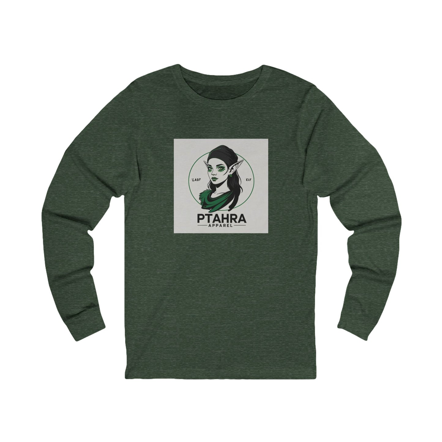 PTAHRA Graphic Long Sleeve Tee - Shirt, Casual Wear, Unique Gift, Trendy Style, Birthday Celebration, Everyday Fashion