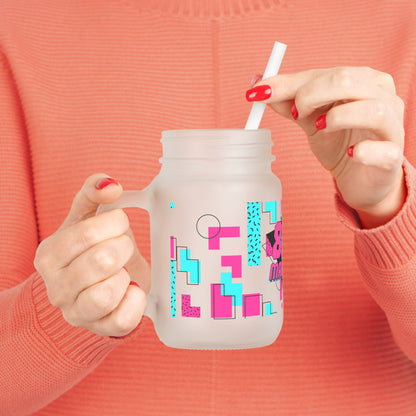 Ptahra B 80's Retro Mason Jar