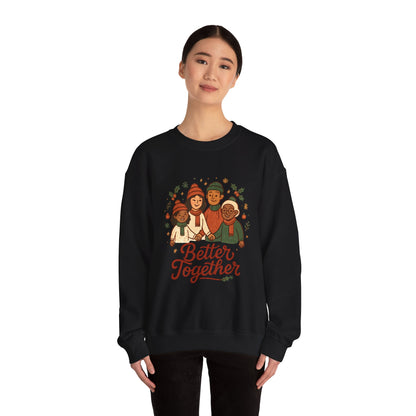 Sweatshirt — "Better Together" Holiday Family Crewneck
