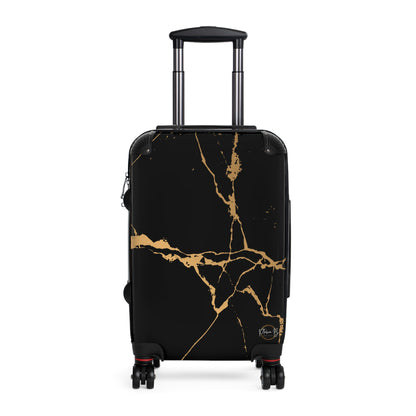 Ptahra B Elegant Marble Design Suitcase - Travel Luggage, Stylish Travel Accessory, Vacation Suitcase, Premium Carry-On, Gift for Travelers
