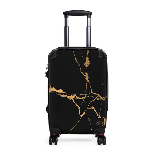 Ptahra B Elegant Marble Design Suitcase - Travel Luggage, Stylish Travel Accessory, Vacation Suitcase, Premium Carry-On, Gift for Travelers