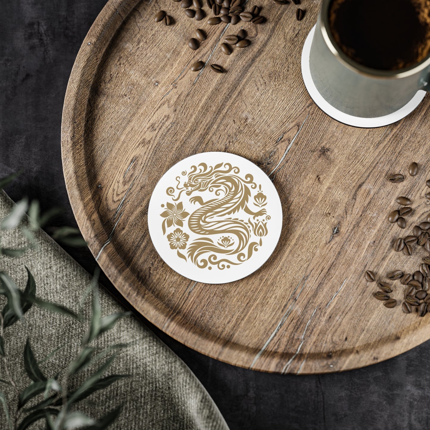 Ptahra B Stylish Dragon Coasters