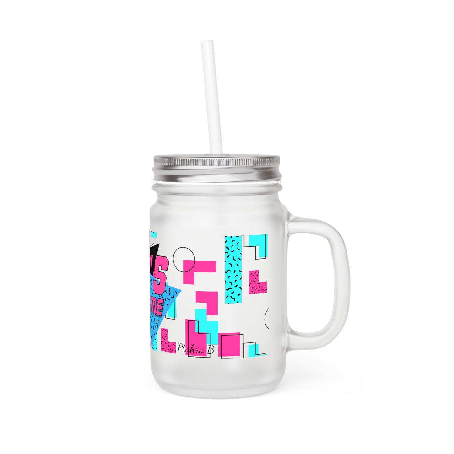 Ptahra B 80's Retro Mason Jar