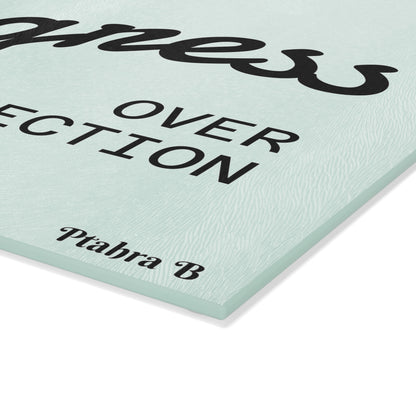 Ptahra B Motivational Glass Cutting Board