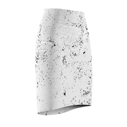 Ptahra B Abstract Pattern Pencil Skirt, Women's Fashion Skirt, Office Wear, Date Night Outfit, Abstract Art Clothing