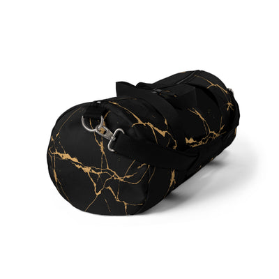 Ptahra B Elegant Marble Pattern Duffel Bag