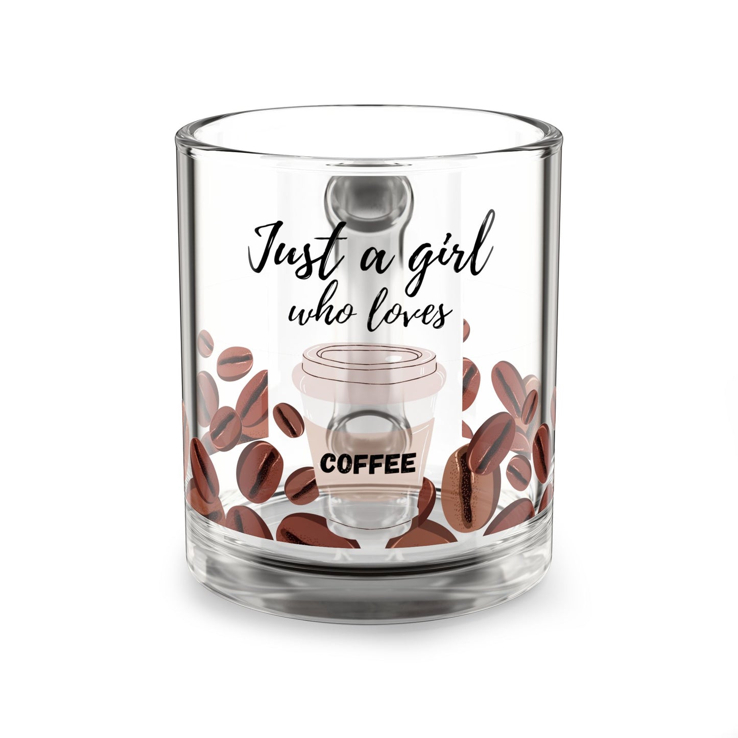 Ptahra B Just a Girl Who Loves Coffee Glass Mug – 10oz | Perfect Gift for Coffee Lovers, Unique Kitchen Decor, Rustic Beverage Cup, Cute Coffee [...]