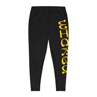Ptahra B Women's Bold Statement Stylish Plus Size Leggings