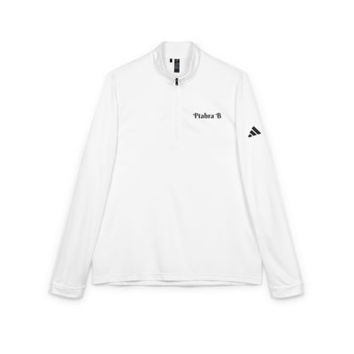Ptahra B Stylish Quarter-Zip Pullover, Adidas Logo Athletic Wear, Fashionable Sportswear, Comfortable Layering, Casual Outing, Perfect Gift for Athletes