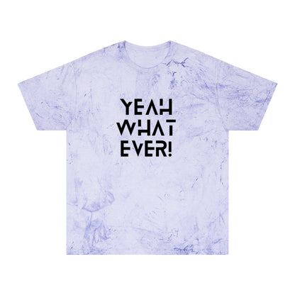 Ptahra Vibrant Statement T-Shirt with 'Yeah Whatever' Design, Trendy Casual Wear, Gift for Friends, Summer Style, Streetwear Essential