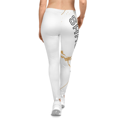 Ptahra B Chic Marble/Sarcasm Leggings