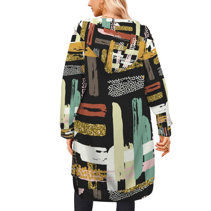 Women's Casual Long Hooded Coat