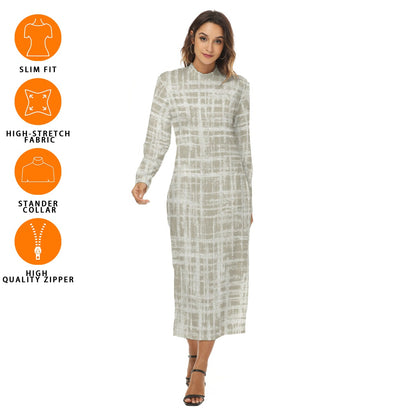 Ptahra B Line Scetch Pattern Women's Hip Dress