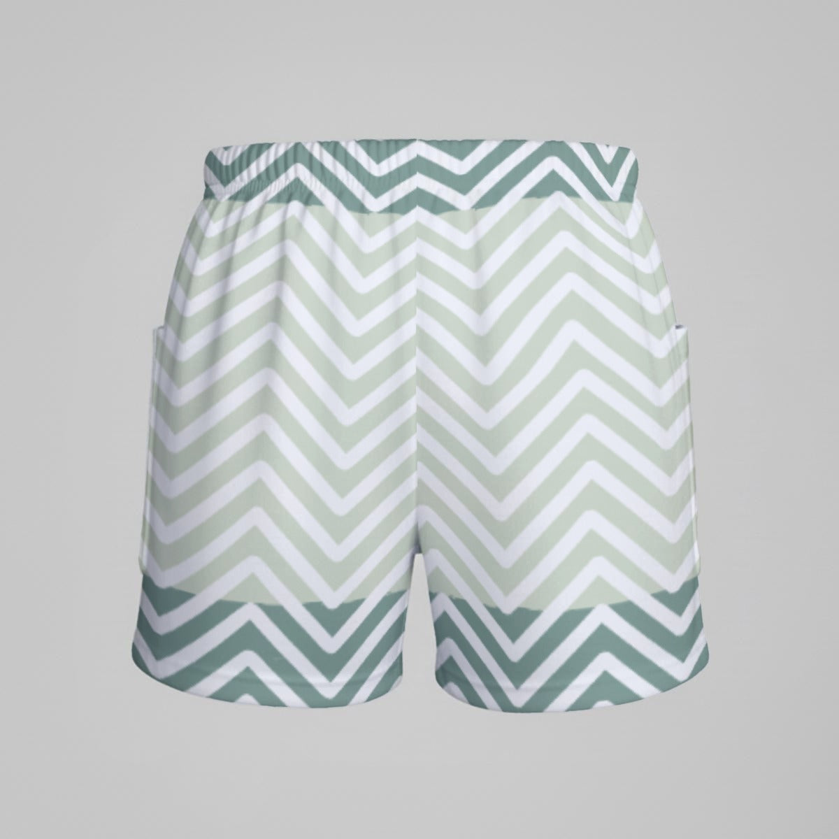 Ptahra Women’s Multi-Blue/White Zigzag Sports Dress Set