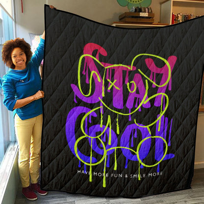 Ptahra B "Stay Cool" Play More Lightweight & Breathable Quilt With Edge-Wrapping Strips