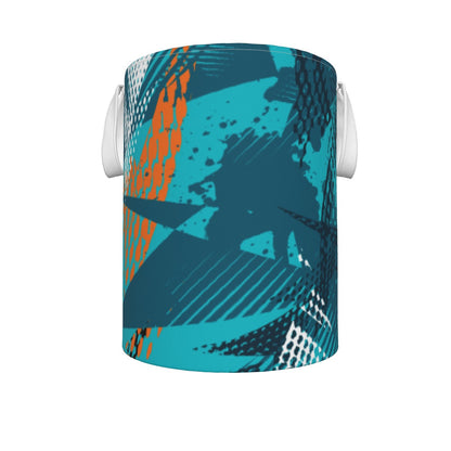 Ptahra B Graphic Art Foldable Laundry Basket