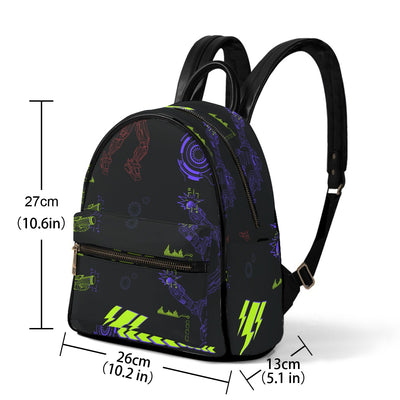 Ptahra B Black/Transformer Kids Small Size Backpack