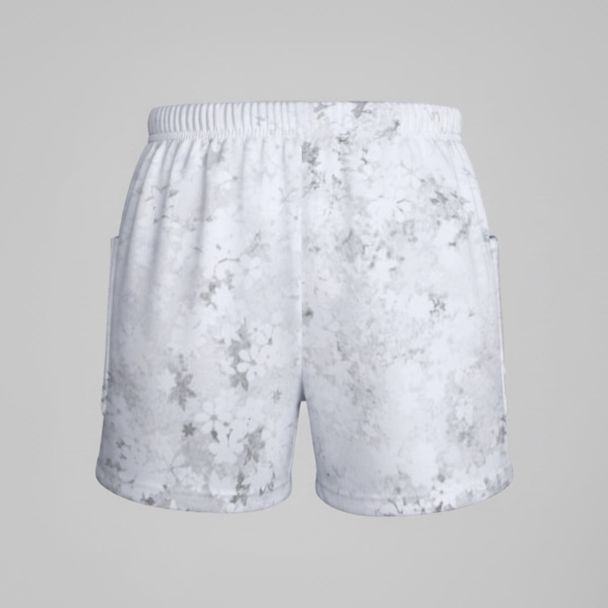 Ptahra Women’s White/Grey Floral Sports Dress Set