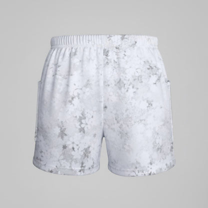 Ptahra Women’s White/Grey Floral Sports Dress Set