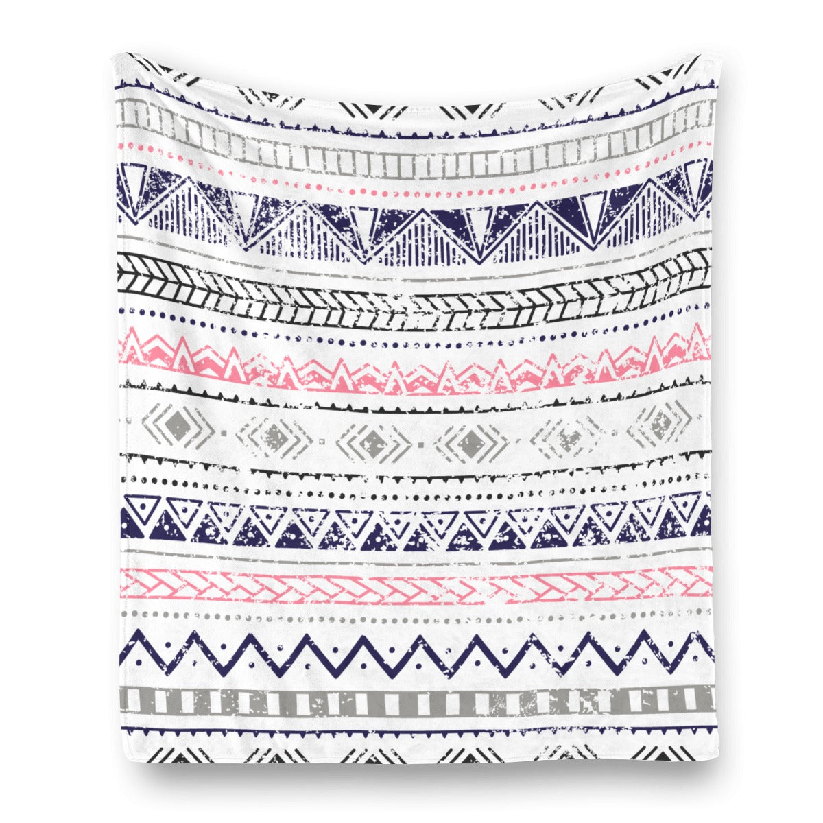 Ptahra Multi-Pattern Single-Side Design Flannel Blanket