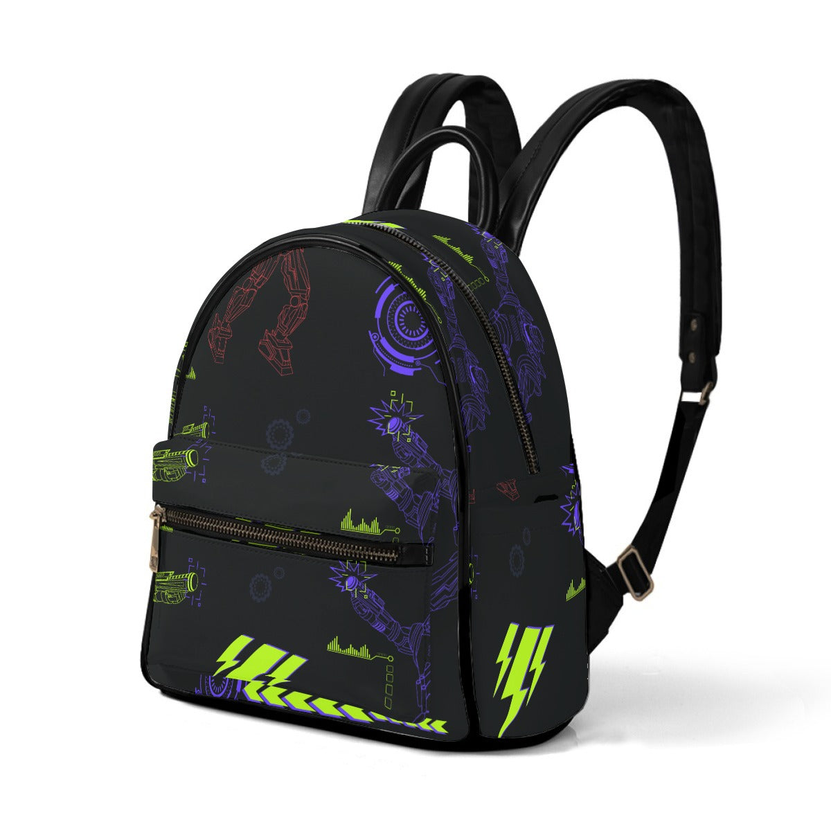 Ptahra B Black/Transformer Kids Small Size Backpack