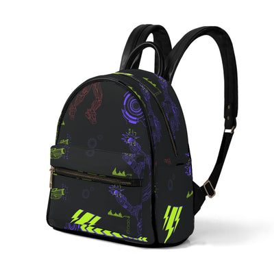 Ptahra B Black/Transformer Kids Small Size Backpack
