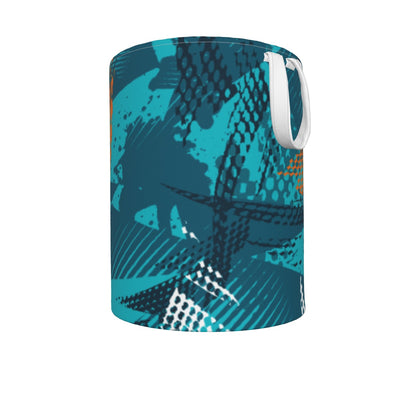 Ptahra B Graphic Art Foldable Laundry Basket