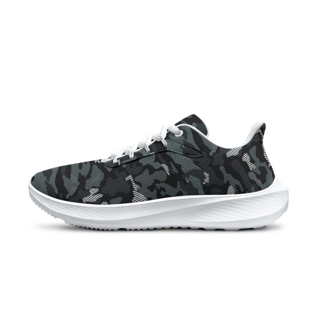 Ptahra B Women's Grey Camo Style Road Running Shoes
