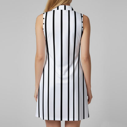 Ptahra Women’s Straight Line Pattern Sports Dress Set