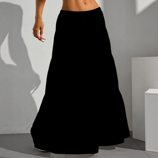 Ptahra Women's Pleated Long Skirt