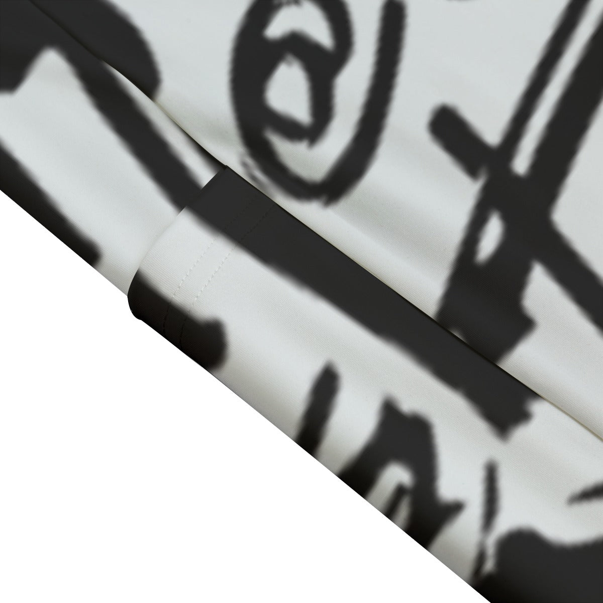 Ptahra B Women's Art Lettering High Waist Leggings With Side Pocket