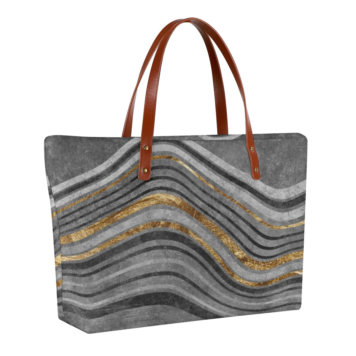 Ptahra B Grey Crystal/Gold Women's Tote Bag | Diving Cloth