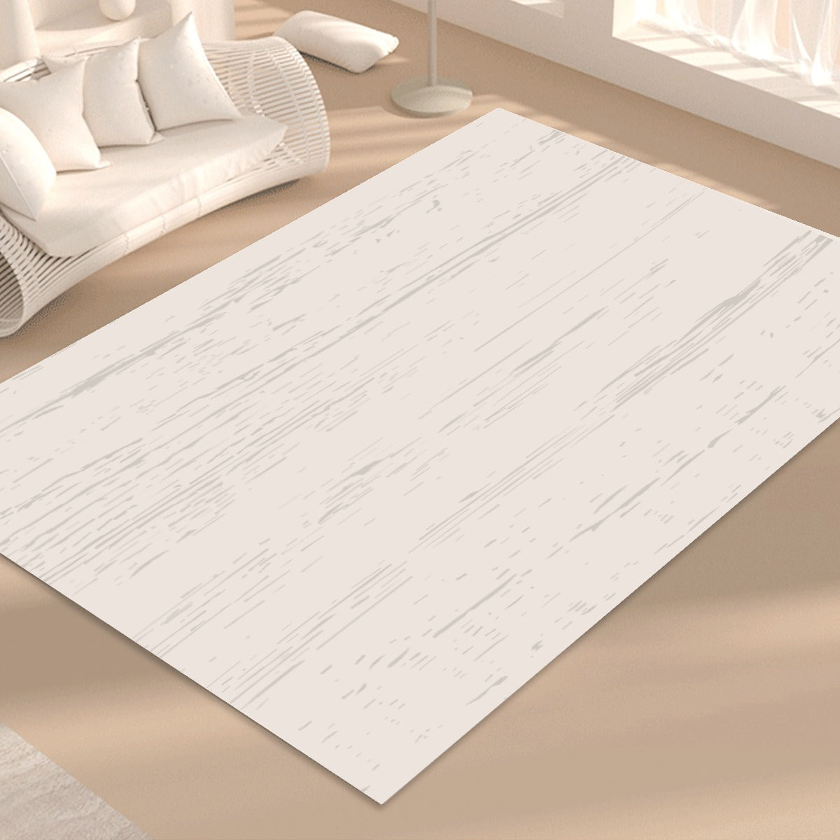 Ptahra B Light Wood Style Foldable Rectangular Floor Mat