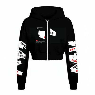 Ptahra Women’s Black with Expression Tracksuit With Fleece