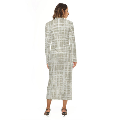 Ptahra B Line Scetch Pattern Women's Hip Dress