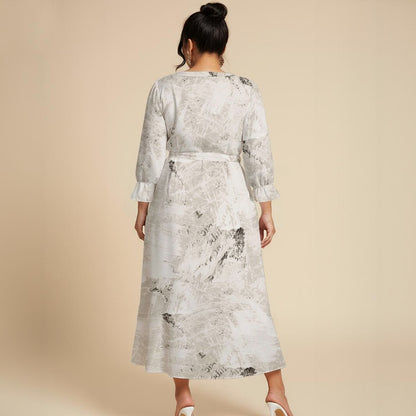 Ptahra Women’s Rustic Design Maxi Dress